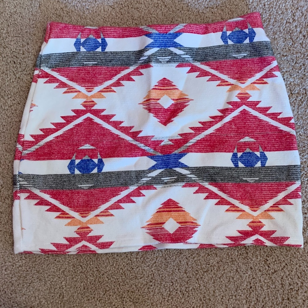 Tribal Print Skirt